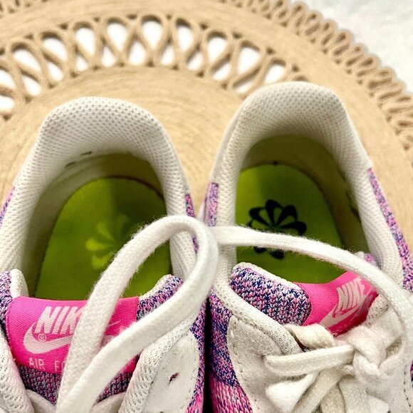 Nike Air Force 1 Crater Flyknit Purple Sneakers Women’s 11.5 / Men’s 10 - Picture 8 of 13